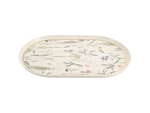 Porland Botanical Kayık Tabak 32cm - 2