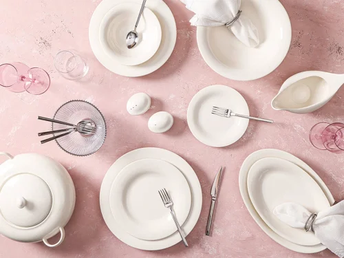 Porland Bride 60 Parça 12 Kişilik Yemek Takımı - PORLAND