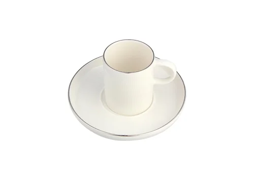 Porland Chopin Platin 4 Kişilik Kahve Takımı 85cc - 2