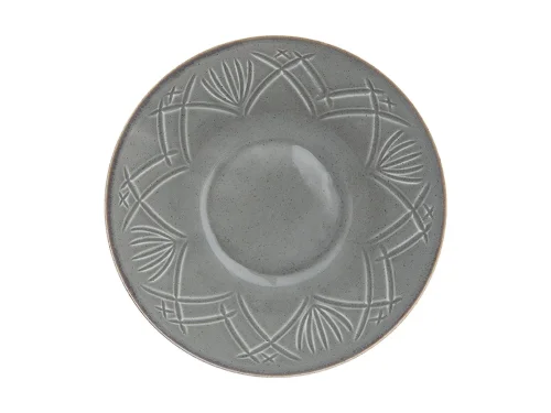 Porland Christina Koyu Gri Çukur Tabak 20cm - PORLAND