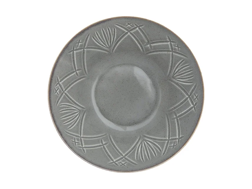 Porland Christina Koyu Gri Çukur Tabak 20cm - 1