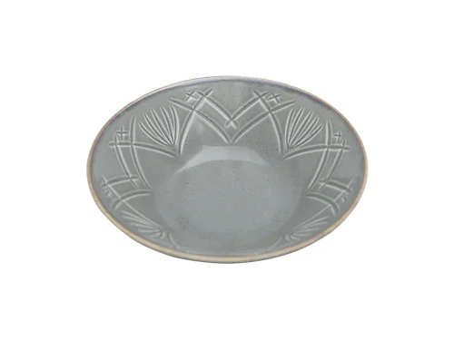 Porland Christina Koyu Gri Çukur Tabak 20cm - 2