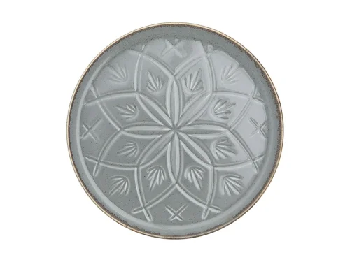 Porland Christina Koyu Gri Düz Tabak 21cm - PORLAND
