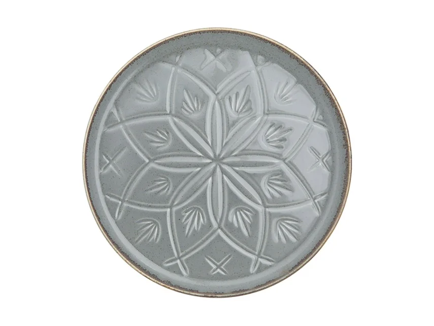 Porland Christina Koyu Gri Düz Tabak 21cm - 1