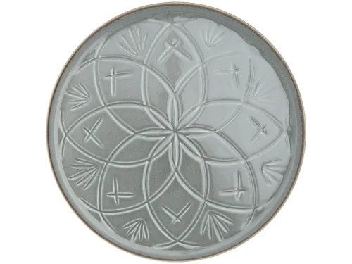 Porland Christina Koyu Gri Düz Tabak 27cm - PORLAND