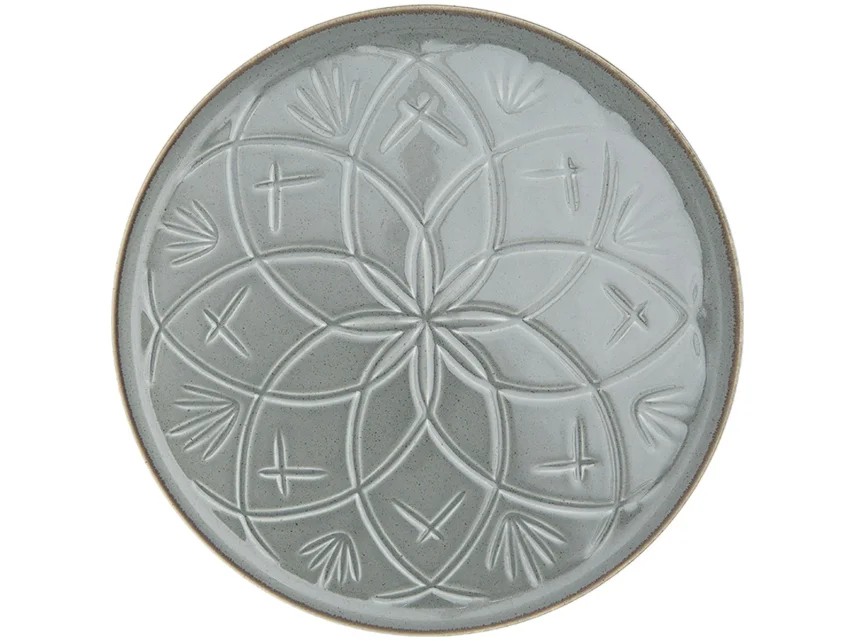 Porland Christina Koyu Gri Düz Tabak 27cm - 1