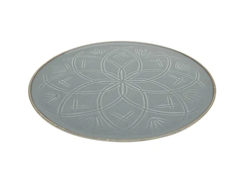 Porland Christina Koyu Gri Düz Tabak 27cm - 2
