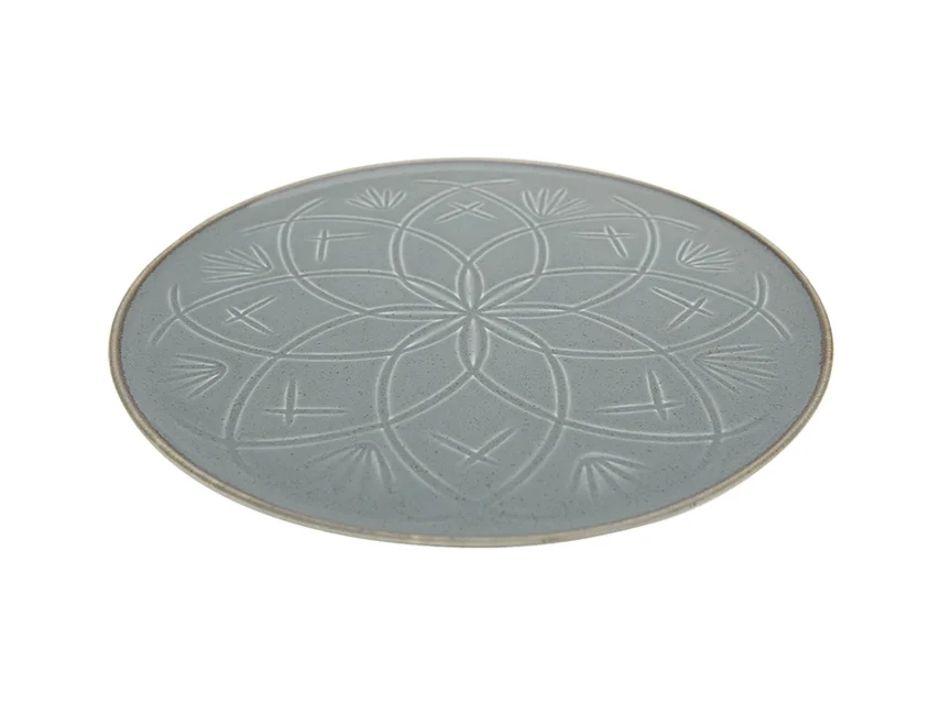 Porland Christina Koyu Gri Düz Tabak 27cm - 2