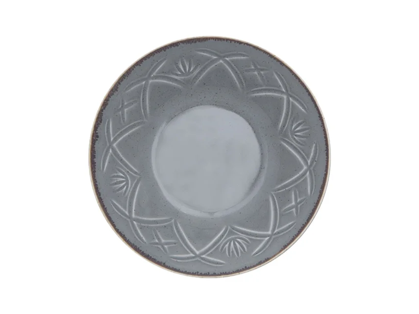 Porland Christina Koyu Gri Kase 16cm 6 adet - 1