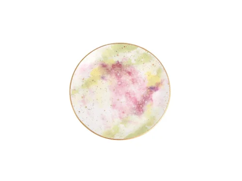 Porland Cosmos Desen2 Düz Tabak 17cm 6 adet - PORLAND