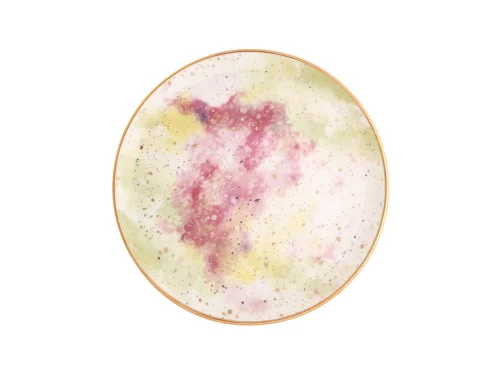 Porland Cosmos Desen2 Düz Tabak 20cm - PORLAND