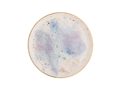 Porland Cosmos Desen4 Düz Tabak 20cm - PORLAND