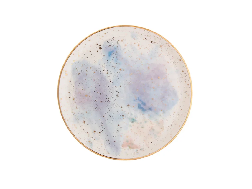 Porland Cosmos Desen4 Düz Tabak 20cm - 1