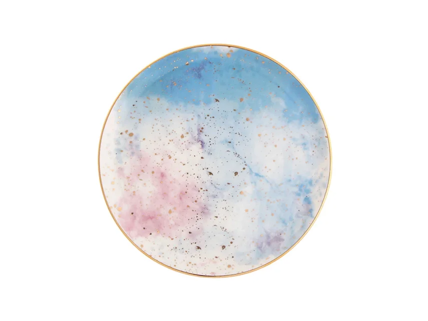 Porland Cosmos Desen5 Düz Tabak 20cm - 1