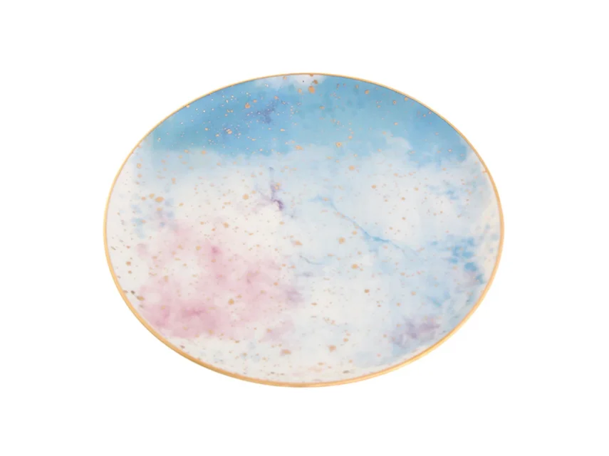 Porland Cosmos Desen5 Düz Tabak 20cm - 2