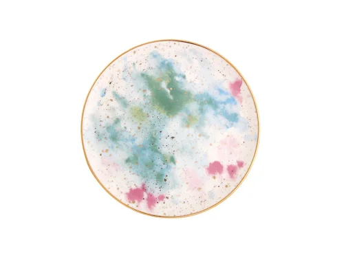 Porland Cosmos Desen6 Düz Tabak 17cm 6 adet - PORLAND