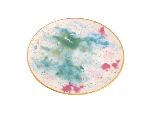 Porland Cosmos Desen6 Düz Tabak 20cm - 2