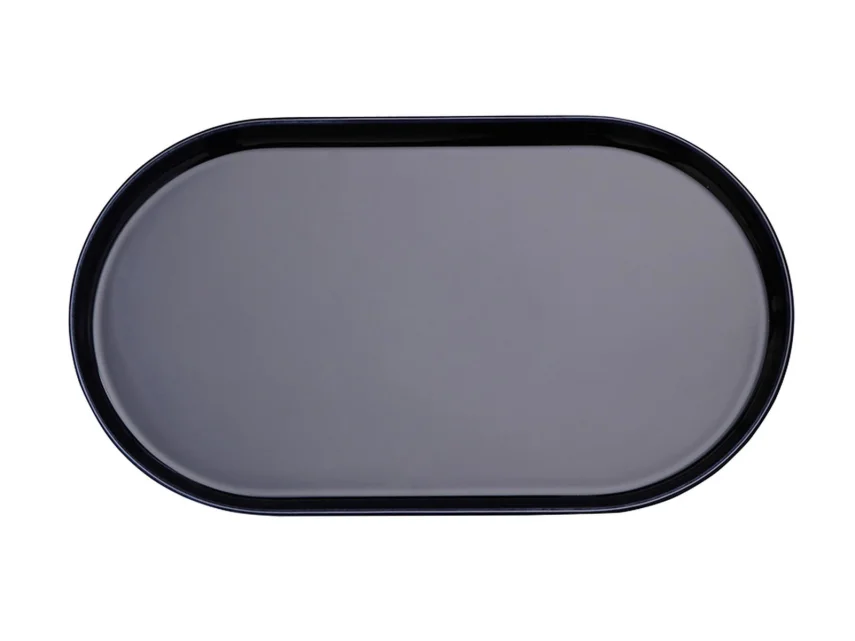 Porland Ethos Navy Blue Kayık Tabak 28cm - 1