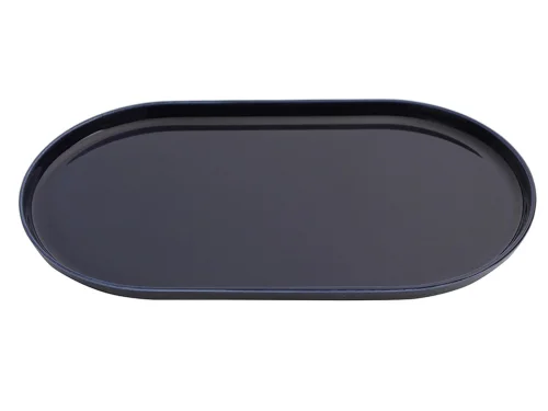 Porland Ethos Navy Blue Kayık Tabak 28cm - 2