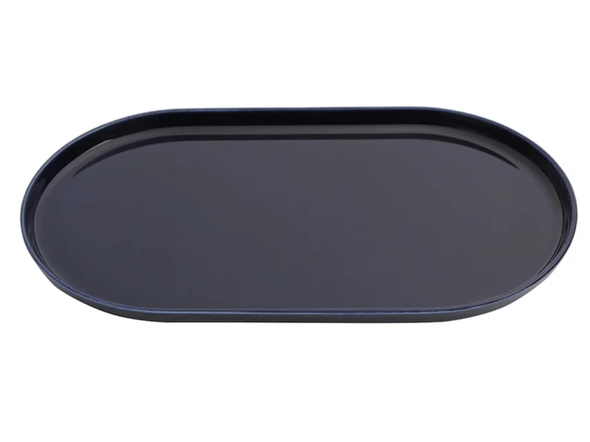 Porland Ethos Navy Blue Kayık Tabak 28cm - 2