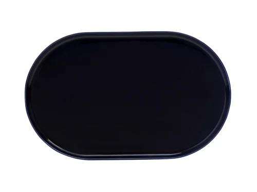 Porland Ethos Navy Blue Kayık Tabak 32cm - PORLAND