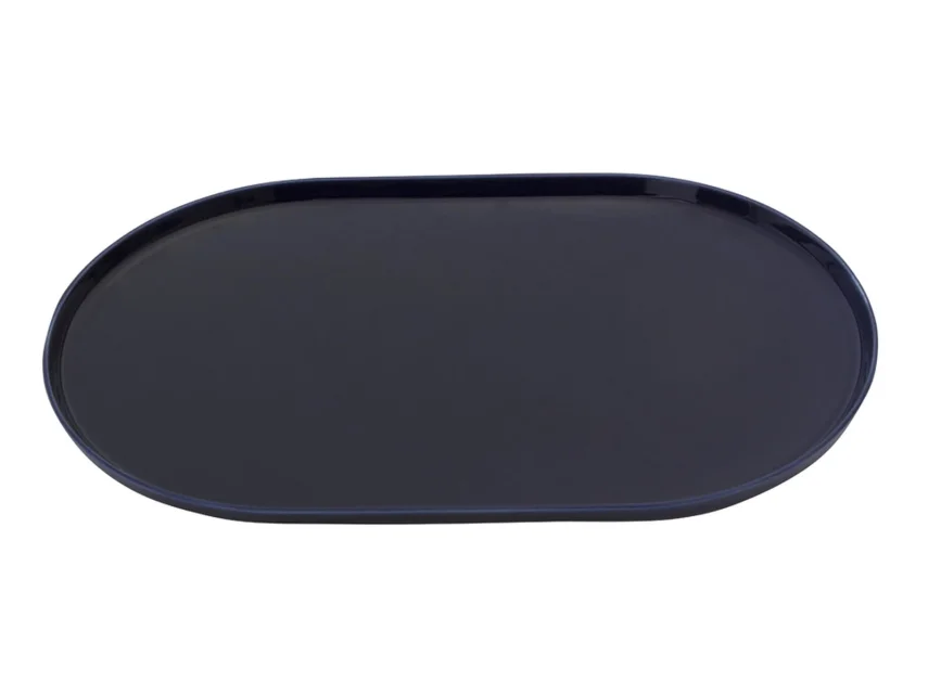 Porland Ethos Navy Blue Kayık Tabak 32cm - 2