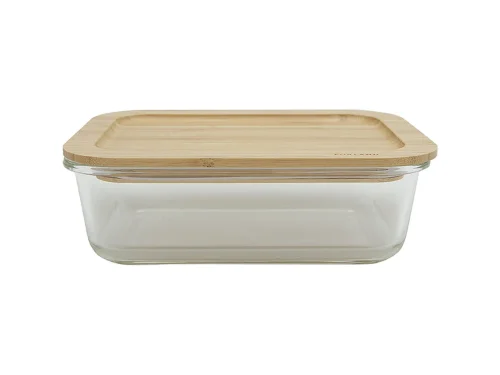 Porland Bamboo Dikdörtgen Saklama Kabı 1040cc - PORLAND