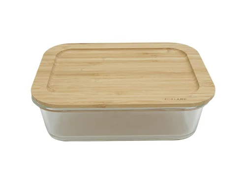 Porland Bamboo Dikdörtgen Saklama Kabı 1040cc - 2