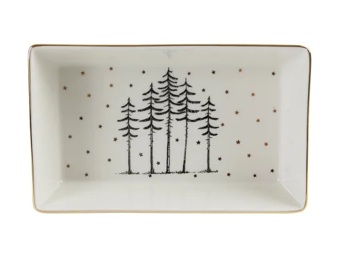 Porland Forest Kahvaltı&Meze Tabağı 12x20cm - PORLAND