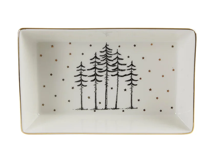 Porland Forest Kahvaltı&Meze Tabağı 12x20cm - 1
