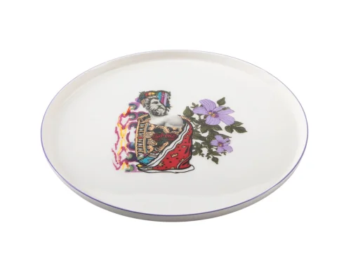 Porland Funky Desen1 Düz Tabak 27cm - 3