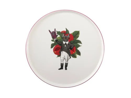 Porland Funky Desen2 Düz Tabak 27cm - 2