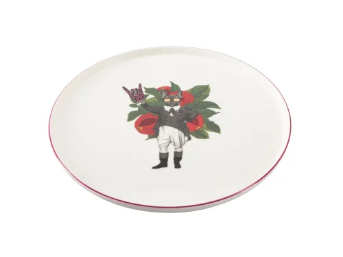 Porland Funky Desen2 Düz Tabak 27cm - 3