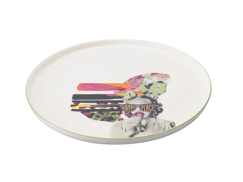 Porland Funky Desen3 Düz Tabak 27cm - 3