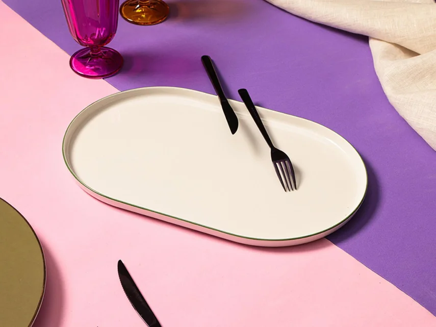 Porland Funky Kayık Tabak 32cm - 1