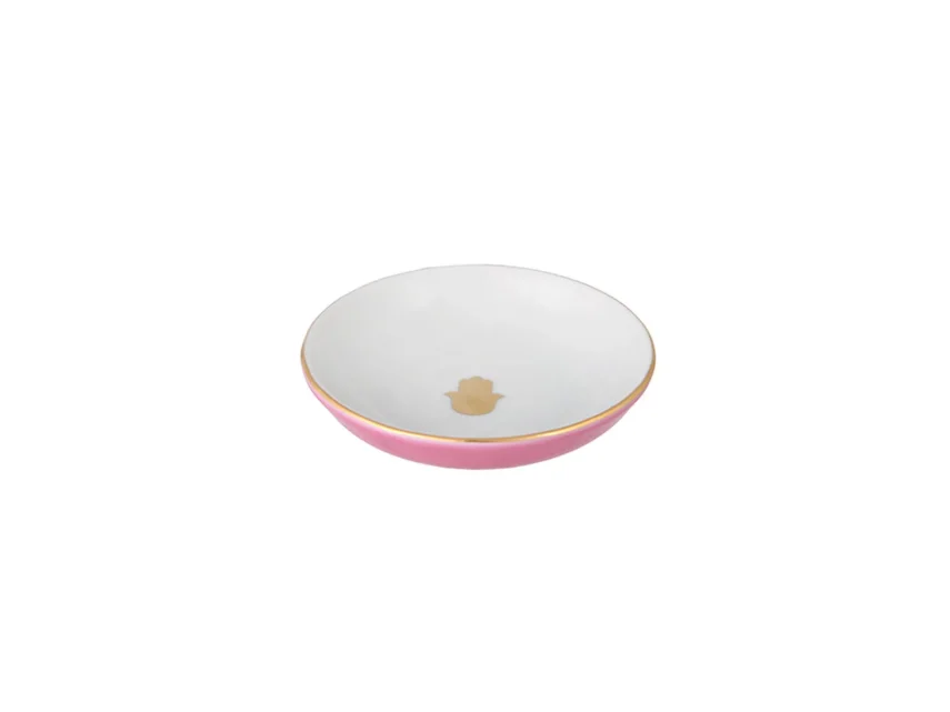 Porland Glamorous Pembe Mini Kase 10cm - 1
