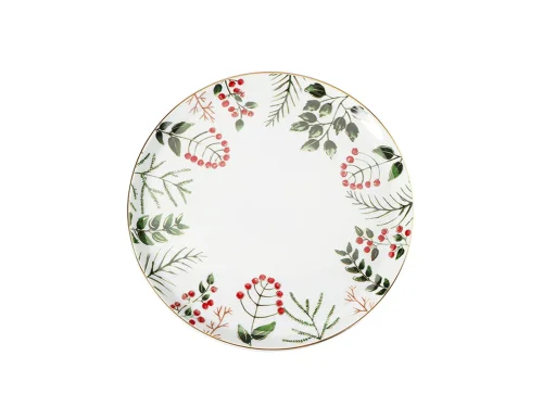Ruby Jingle Düz Tabak 24cm - PORLAND