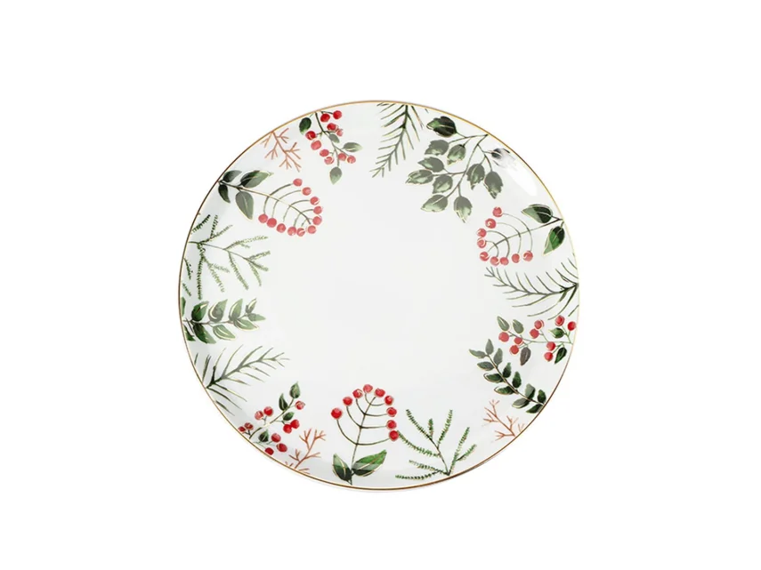 Ruby Jingle Düz Tabak 24cm - 1