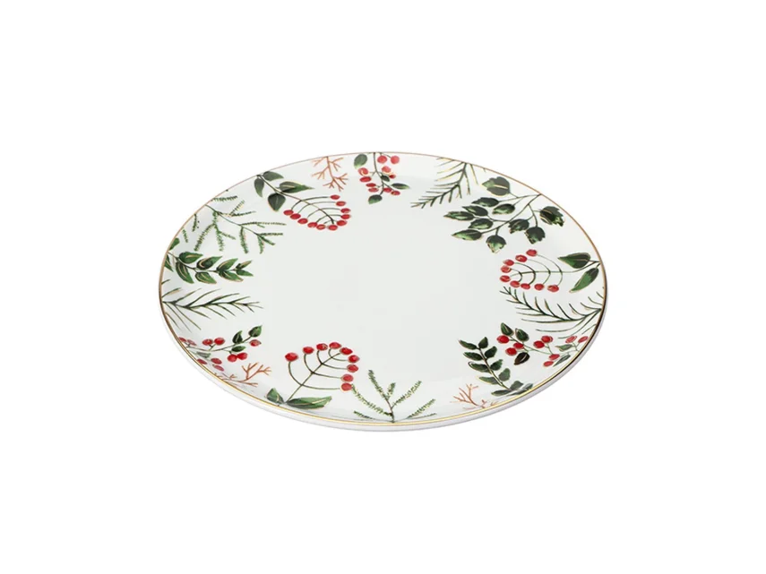 Ruby Jingle Düz Tabak 24cm - 2