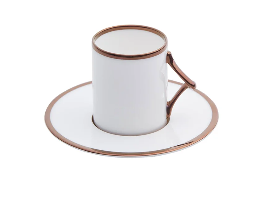 Porland Limoges Bronz 2 Kişilik Kahve Takımı 85cc - 1