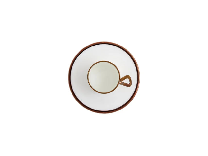 Porland Limoges Bronz 2 Kişilik Kahve Takımı 85cc - 2