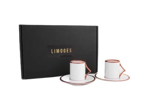 Porland Limoges Bronz 2 Kişilik Kahve Takımı 85cc - 4
