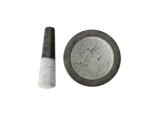 Porland Marble Kahverengi Mermer Havan 13 cm - 3