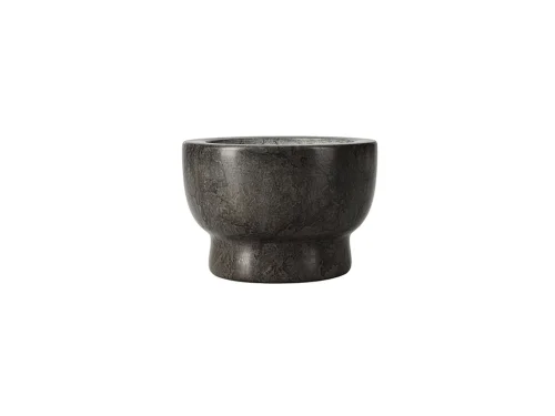 Porland Marble Kahverengi Mermer Havan 13 cm - 4