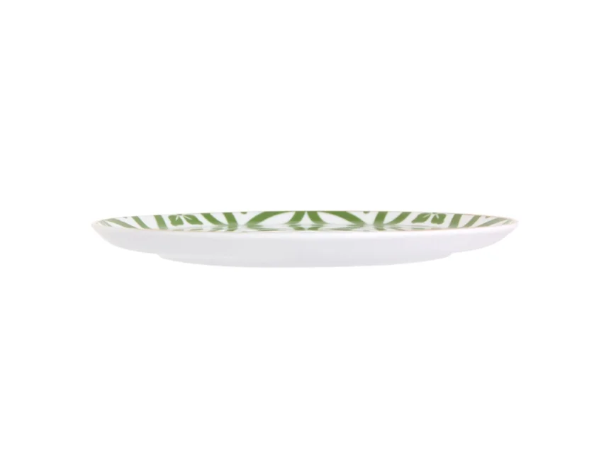 Porland Morocco Desen1 Yeşil Düz Tabak 20cm 6 Adet - 1