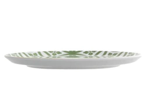 Porland Morocco Desen1 Yeşil Düz Tabak 24cm 6 Adet - 3