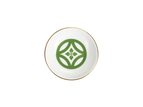 Porland Morocco Desen1 Yeşil Mini Kase 10cm - PORLAND