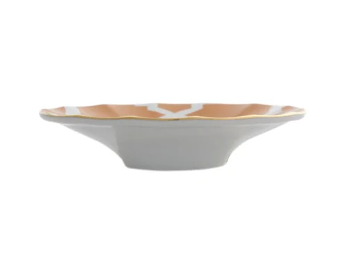 Porland Morocco Desen3 Turuncu Ergonomik Çay Tabağı 11cm - 3