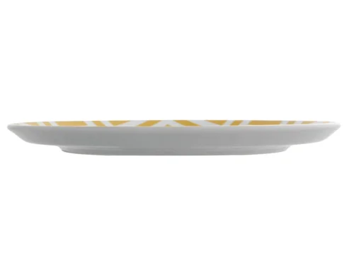 Porland Morocco Desen4 Sarı Düz Tabak 24cm 6 Adet - 3