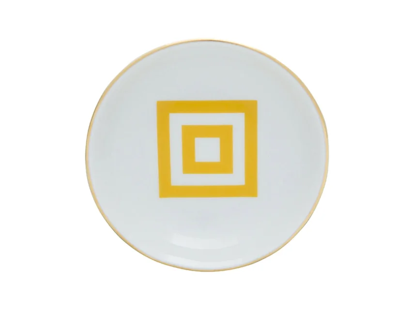 Porland Morocco Desen4 Sarı Mini Kase 10cm - 1